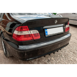 Купить Универсальный задний диффузор тип-E (черный глянец, ABS-пластик)