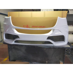 Купити Накладка на передній бампер V2 (під фарбування) для Mercedes Sprinter W907/W910 2018- рр