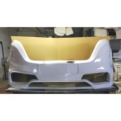 Купити Накладка на передній бампер V4 (під фарбування) для Mercedes Sprinter W907/W910 2018- рр