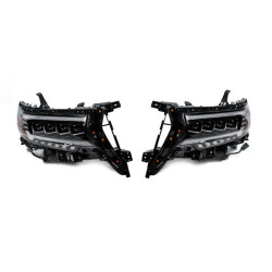 Купить Передняя оптика Lexus-design 4-LED V2 (2017-2025, 2 шт) для Toyota Land Cruiser Prado 150