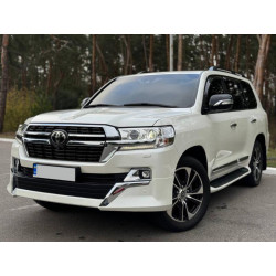 Купити Передня накладка 2016-2025 (Executive 2021) Чорний колір для Toyota Land Cruiser 200