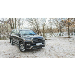 Купить Передняя накладка 2016-2025 (Executive 2016) Черный цвет для Toyota Land Cruiser 200