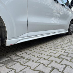 Купити Накладки на пороги (довга база, під фарбування) для Ford Custom 2023- рр