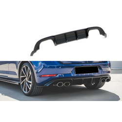 Купить Задний диффузор DPT V-3 (для R/R-Line, 2017-2019, черный глянец) для Volkswagen Golf 7/E-Golf