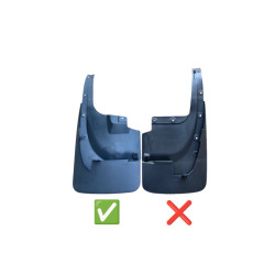 Купить Задние брызговики 2015-2021 (2 шт, под обвес, узкие) для Toyota Land Cruiser 200