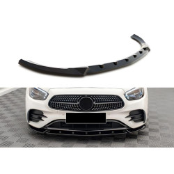 Купити Передня лип накладка DPT (для AMG-Line, 2020-2023, чорний глянець) для Mercedes E-сlass W213 рр