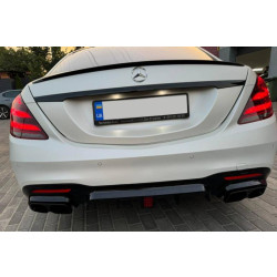 Купить Задний диффузор BRB (под покраску, 2018-2025) для Mercedes S-сlass W222