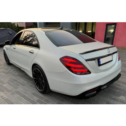 Купить Задний диффузор BRB (под покраску, 2018-2025) для Mercedes S-сlass W222