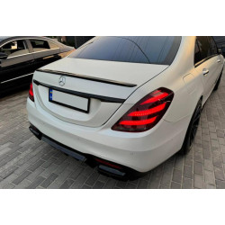 Купить Задний диффузор BRB (под покраску, 2018-2025) для Mercedes S-сlass W222