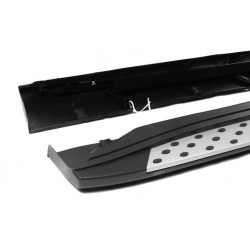 Купить Боковые пороги OEM V1 (2 шт, алюминий) для Mitsubishi Outlander 2012-2021 гг