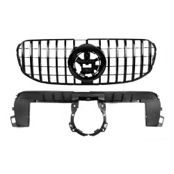 Купить Передняя решетка 2019-2023 (GT Panamericana Black) для Mercedes GLS X167