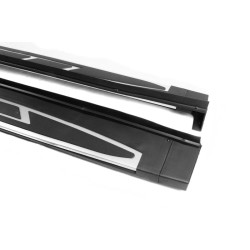 Купить Боковые пороги OEM V2 (2 шт, алюминий) для Mitsubishi Outlander 2012-2021 гг