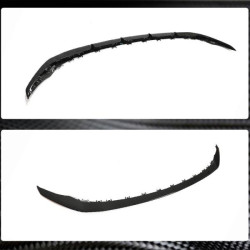 Купить Накладка на передний бампер Lip V2 (для C43 AMG 2019-2021, Карбон) для Mercedes C-сlass W205