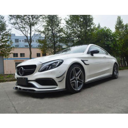 Купить Накладки на передние крылья (для купе/кабриолет C63 AMG 2015-2019, Карбон) для Mercedes C-сlass W205