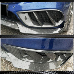 Купить Накладки на противотуманки (для C43 AMG 2015-2019, Карбон) для Mercedes C-сlass W205