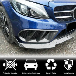 Купить Накладки на противотуманки (для C43 AMG 2015-2019, Карбон) для Mercedes C-сlass W205