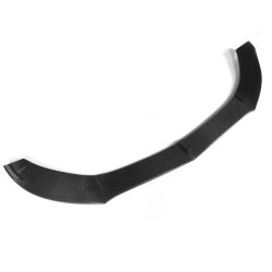 Купить Накладка на передний бампер Lip V5 (для C43 AMG 2015-2019, Карбон) для Mercedes C-сlass W205