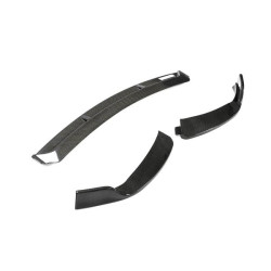 Купить Накладка на передний бампер Lip V3 (для C43 AMG 2019-2021, Карбон) для Mercedes C-сlass W205