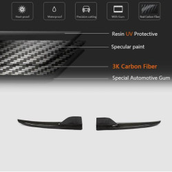 Купить Накладки на задний бампер Flap (для SD C43/C63 AMG 2015-2019, Карбон) для Mercedes C-сlass W205