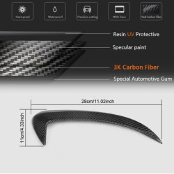 Купить Накладки на задний бампер (для SD C43/C63 AMG 2015-2019, Карбон) для Mercedes C-сlass W205