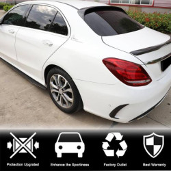Купить Накладки на задний бампер (для SD C43/C63 AMG 2015-2019, Карбон) для Mercedes C-сlass W205