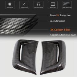 Купить Накладки на передний бампер (для AMG 2012-2014, Карбон) для Mercedes C-class W204