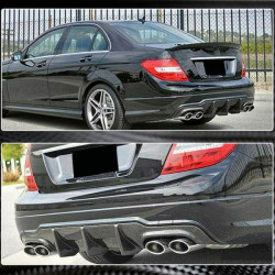 Купить Диффузор заднего бампера V3 (для AMG SD/Coupe 2012-2014, Карбон) для Mercedes C-class W204