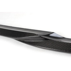 Купить Накладка на передний бампер Lip (для AMG-Line 2008-2011, Карбон) для Mercedes C-class W204