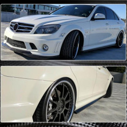 Купить Боковые пороги (для AMG SD, Карбон) для Mercedes C-class W204 2007-2015 гг