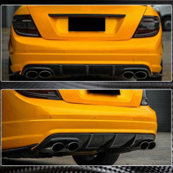 Купить Диффузор заднего бампера V3 (для AMG SD 2008-2011, Карбон) для Mercedes C-class W204