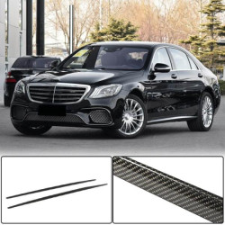 Купить Боковые пороги (для S63 AMG 2014-2017, Карбон) для Mercedes S-сlass W222