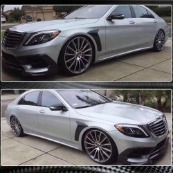 Купить Накладки на передние крылья (для 2014-2017, Карбон) для Mercedes S-сlass W222