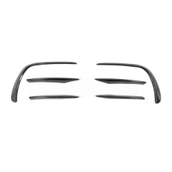 Купити Накладки на передній бампер (для AMG-Line 2020-2025, Сухий карбон) для Mercedes E-сlass W213 рр