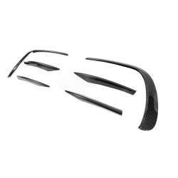 Купити Накладки на передній бампер (для AMG-Line 2020-2025, Сухий карбон) для Mercedes E-сlass W213 рр