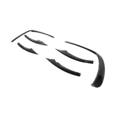 Купити Накладки на передній бампер (для AMG-Line 2020-2025, Сухий карбон) для Mercedes E-сlass W213 рр