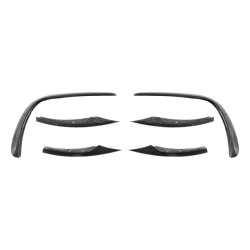 Купити Накладки на передній бампер (для AMG-Line 2020-2025, Сухий карбон) для Mercedes E-сlass W213 рр