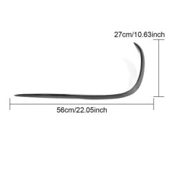 Купити Накладки на передній бампер V2 (для E43 AMG 2016-2019, Карбон) для Mercedes E-сlass W213 рр