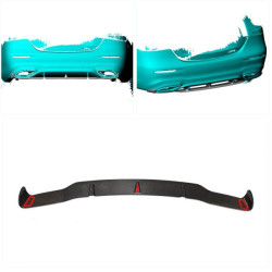 Купити Дифузор заднього бампера (для AMG-Line 2020-2023, Карбон) для Mercedes E-сlass W213 рр