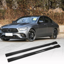 Купити Бокові пороги (2016-2019, Карбон) для Mercedes E-сlass W213 рр