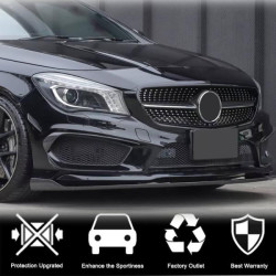 Купити Накладка на передній бампер Lip (для CLA45 AMG SD 2013-2015, Карбон) для Mercedes CLA C117 рр