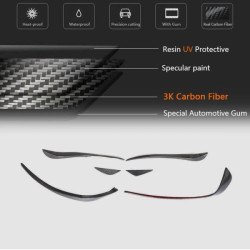 Купити Накладки на передній бампер (для CLA45 AMG SD 2013-2016, Карбон) для Mercedes CLA C117 рр