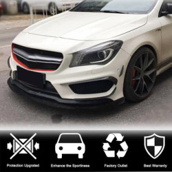 Купити Накладки на передній бампер (для CLA45 AMG SD 2013-2016, Карбон) для Mercedes CLA C117 рр