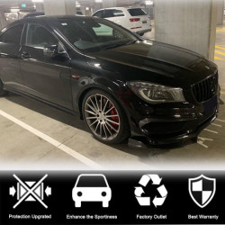 Купити Накладки на передній бампер (для Base SD 2013-2016, Карбон) для Mercedes CLA C117 рр