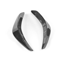 Купити Накладки на передній бампер (для CLA45 AMG SD, Карбон) для Mercedes CLA C117 2013-2019 рр