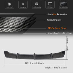 Купити Дифузор заднього бампера V2 (для AMG-Line / CLA45 AMG 2013-2016, Карбон) для Mercedes CLA C117 рр