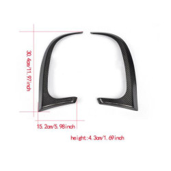 Купити Накладки на задній бампер (для A45 AMG HB 2013-2015, Карбон) для Mercedes A-сlass W176 рр