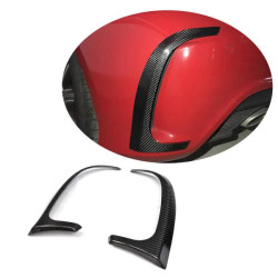 Купити Накладки на задній бампер (для A45 AMG HB 2013-2015, Карбон) для Mercedes A-сlass W176 рр