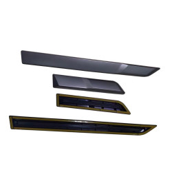 Купити Молдинг дверей (чорний глянець) для Toyota Land Cruiser Prado 250