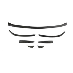 Купити Накладка на передній бампер Lip V1 (для AMG-Line SD 2018-2021, Карбон) для Mercedes A-сlass W177 2018- рр