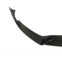 Купити Накладка на передній бампер Lip V3 (для AMG-Line SD 2018-2021, Карбон) для Mercedes A-сlass W177 2018- рр